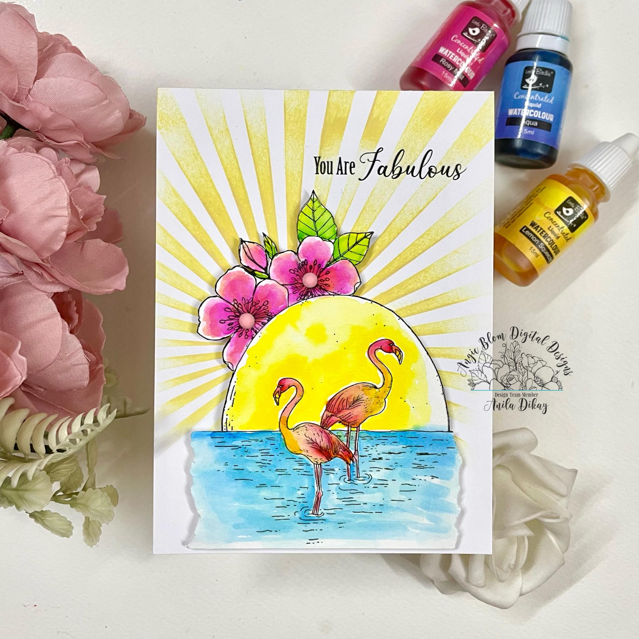 I'm Tickled Pink Flamingos