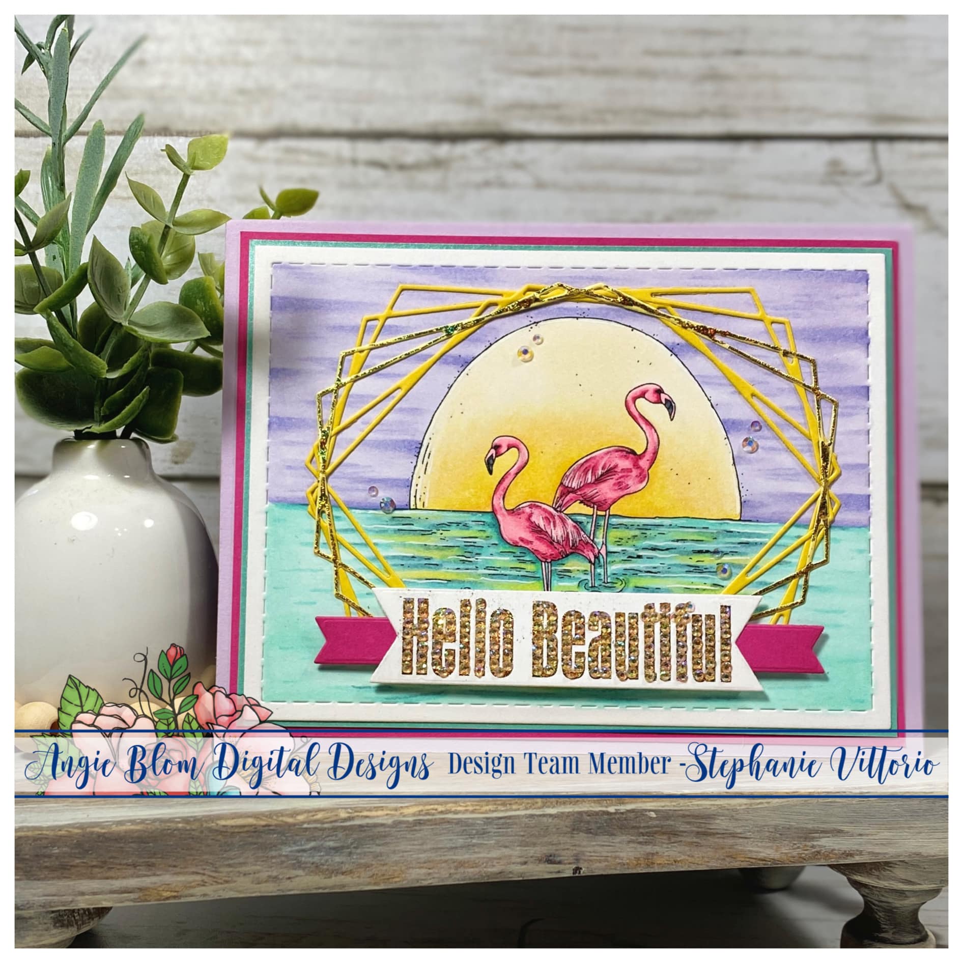 I'm Tickled Pink Flamingos