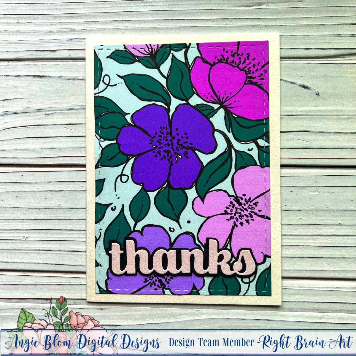 Floral Garden digital papers