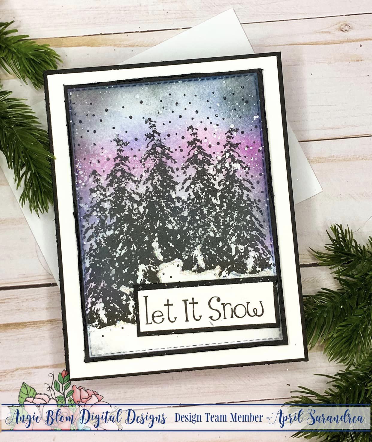 Winter Trees Background