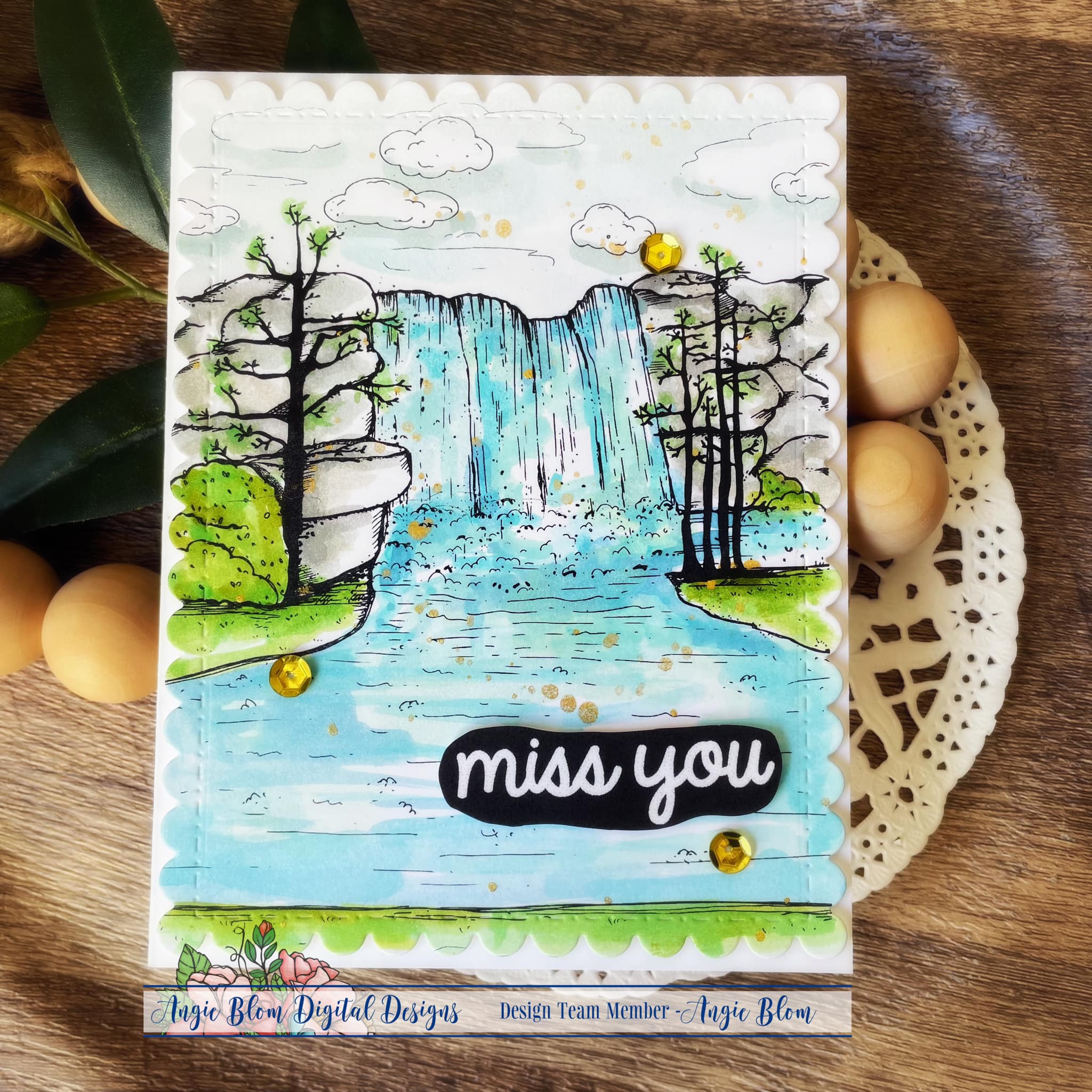 Waterfall Background