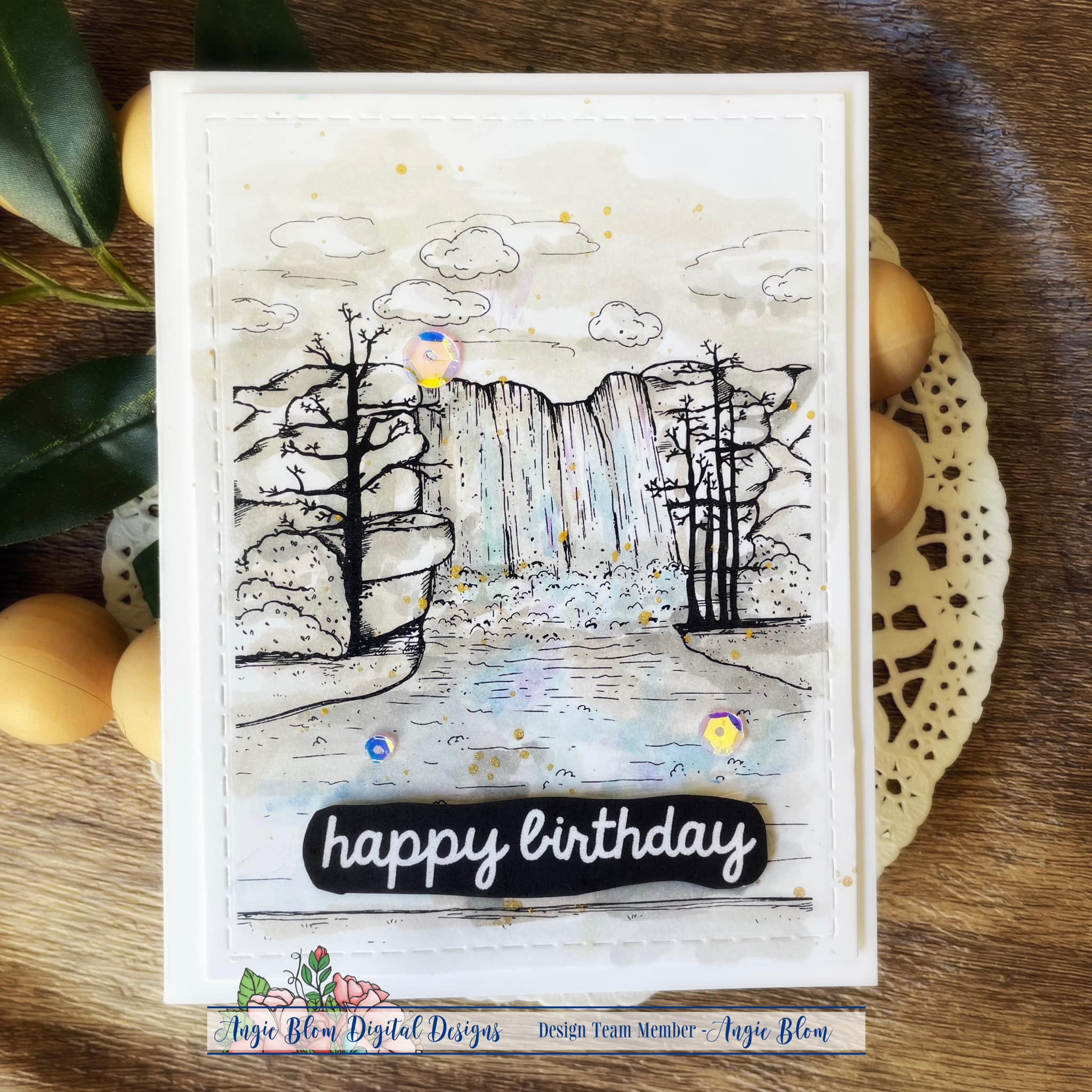 Waterfall Background