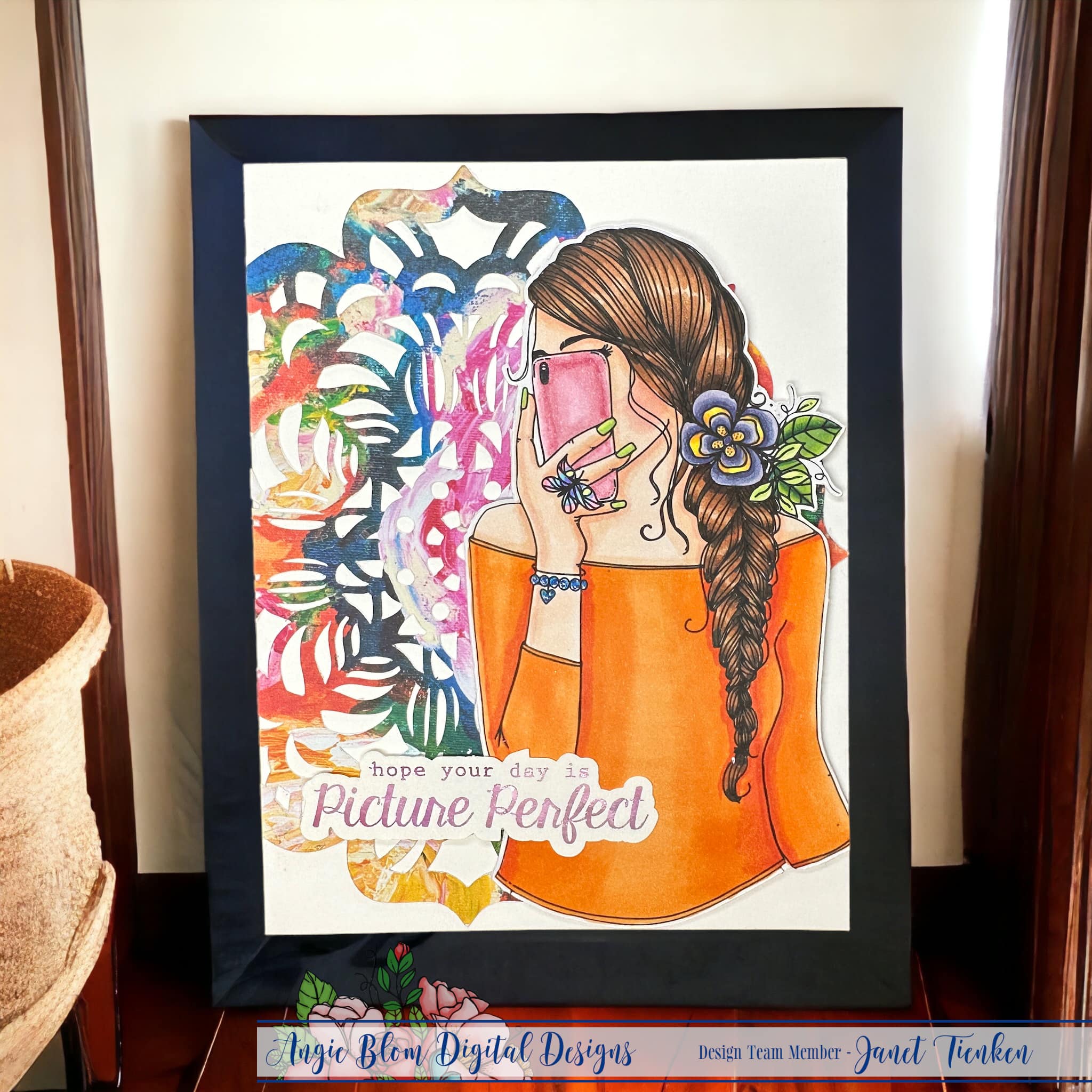 Twisted Doily  background with  cutfiles