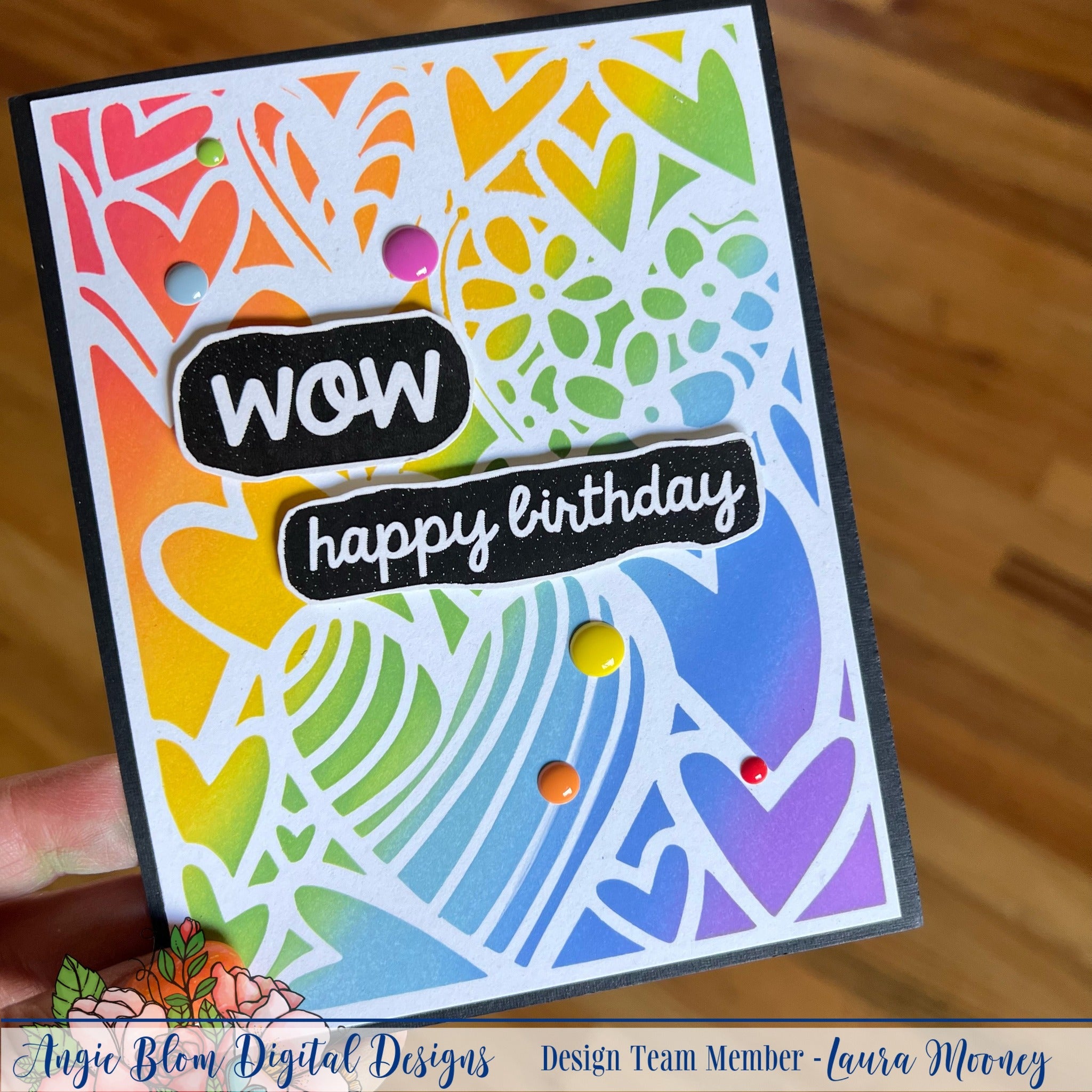 Hearts In Hearts Background with cutfiles