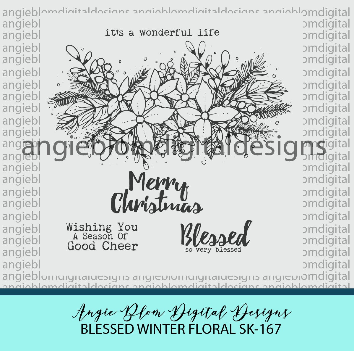 Blessed Winter Floral