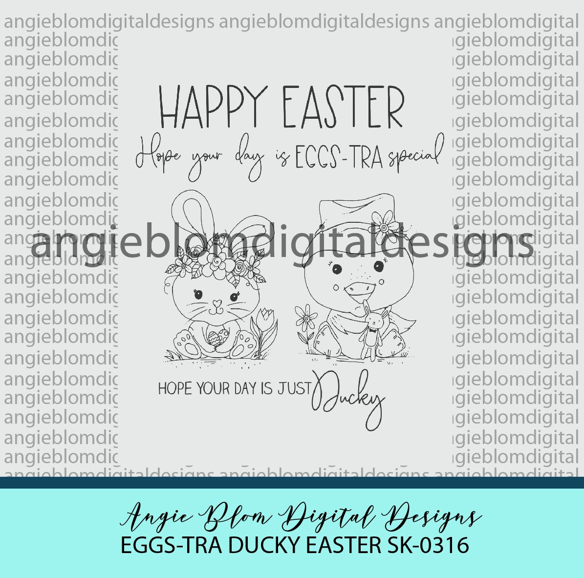 Eggs-tra Ducky Easter