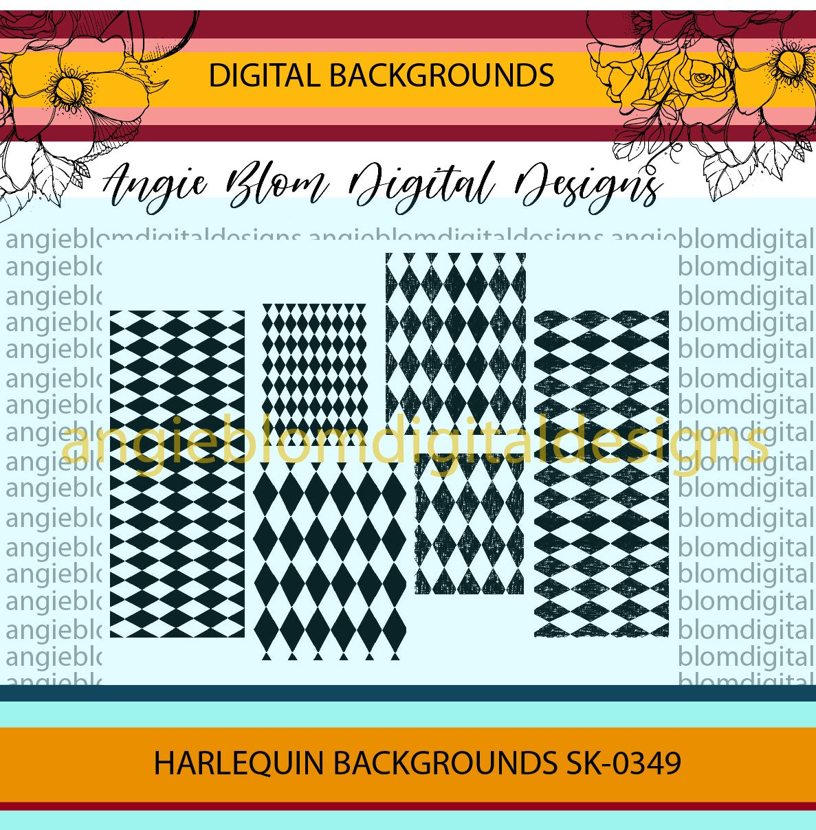 Harlequin Backgrounds
