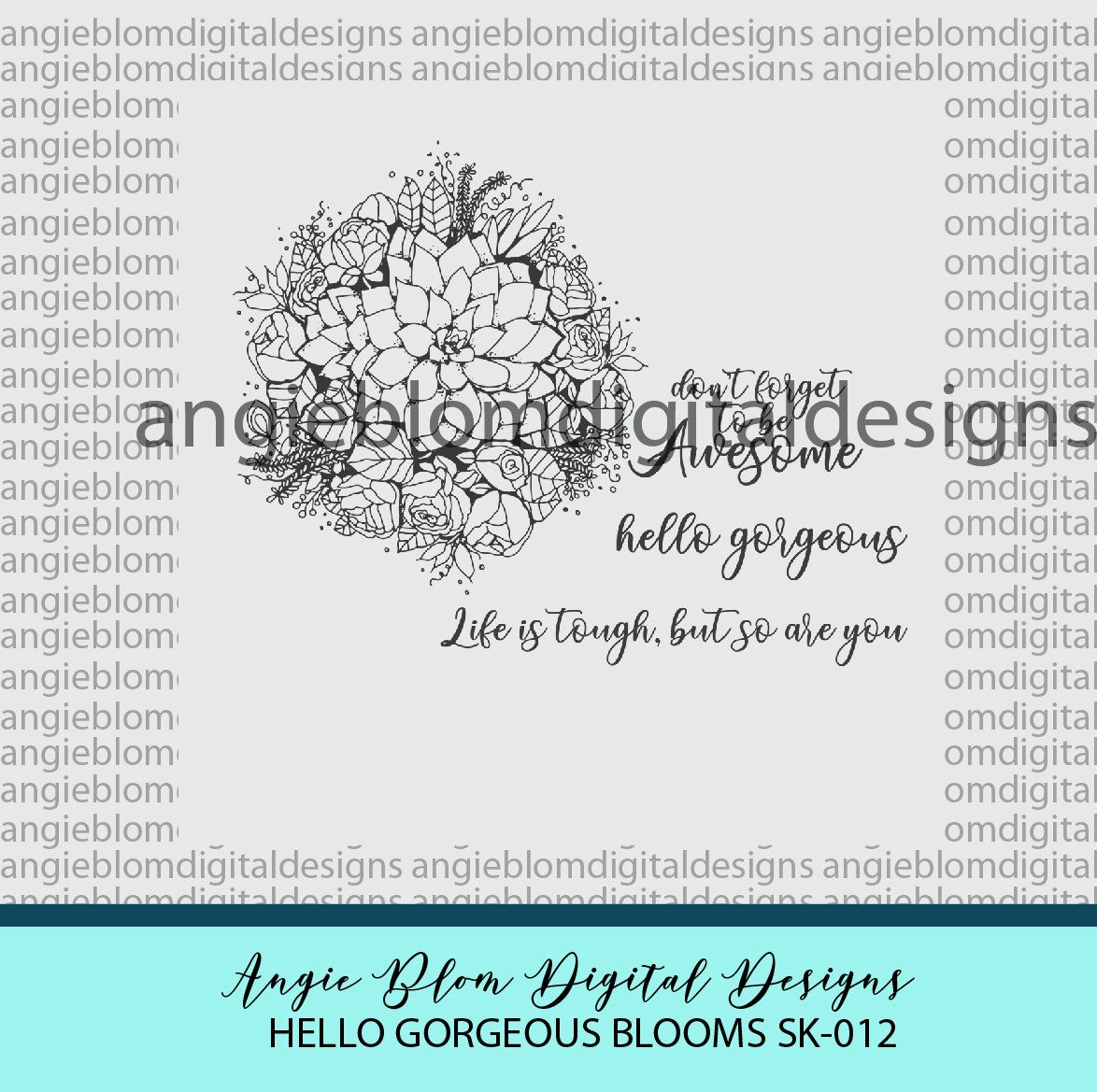 Hello Gorgeous Blooms