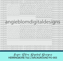 Load image into Gallery viewer, Herringbone Tile 2 Background