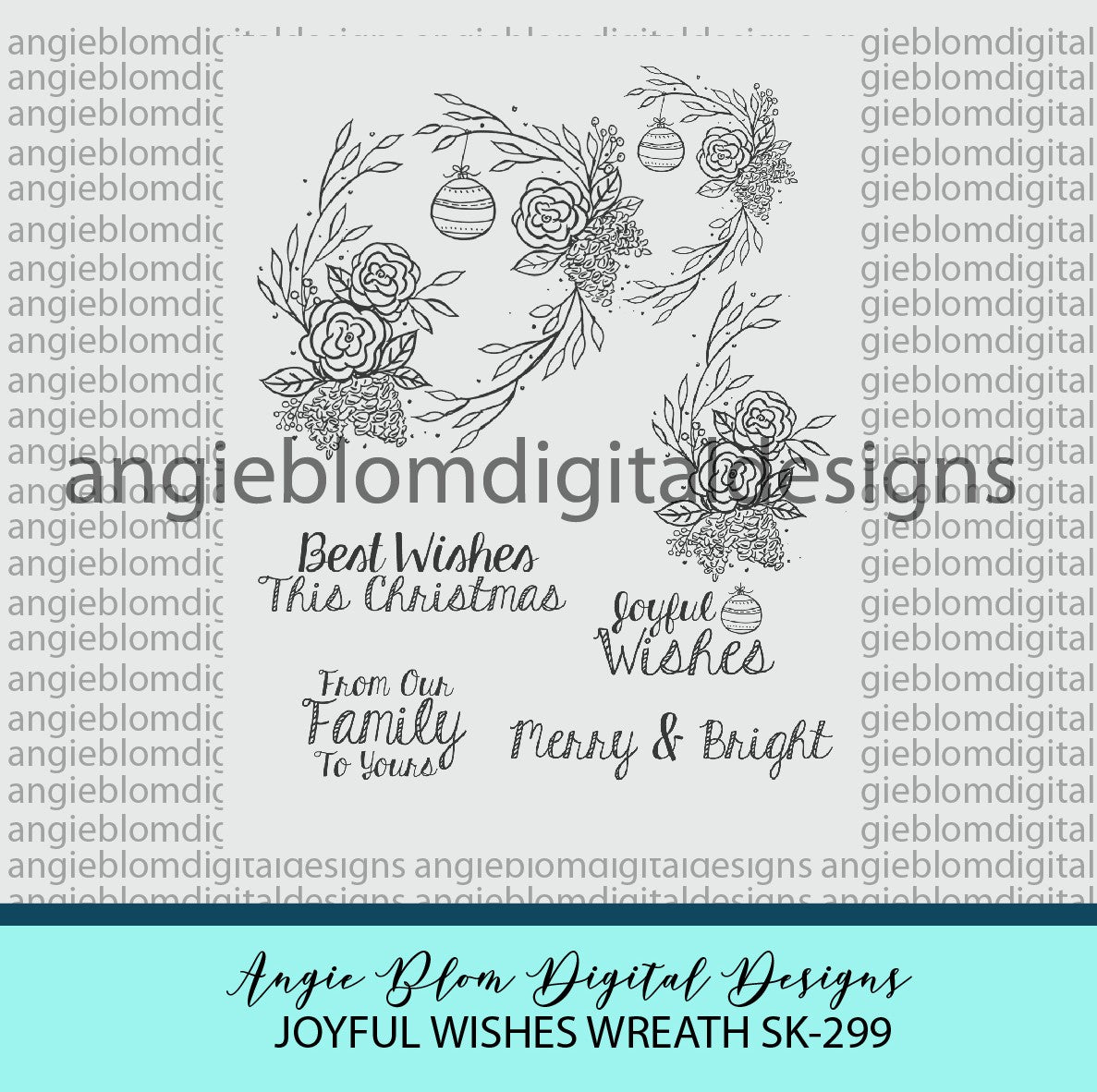 Joyful Wishes Wreath