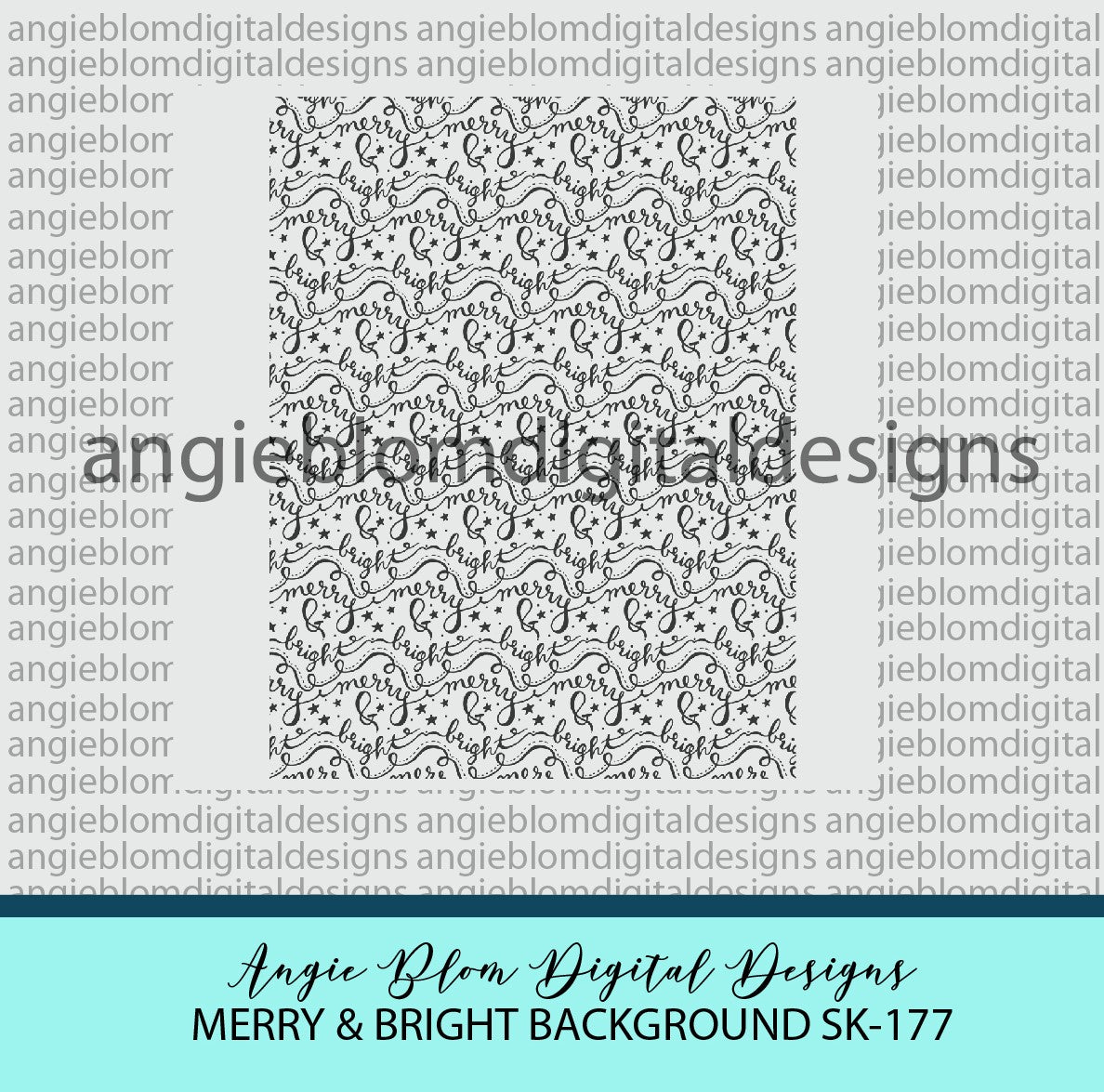 Merry & Bright Background