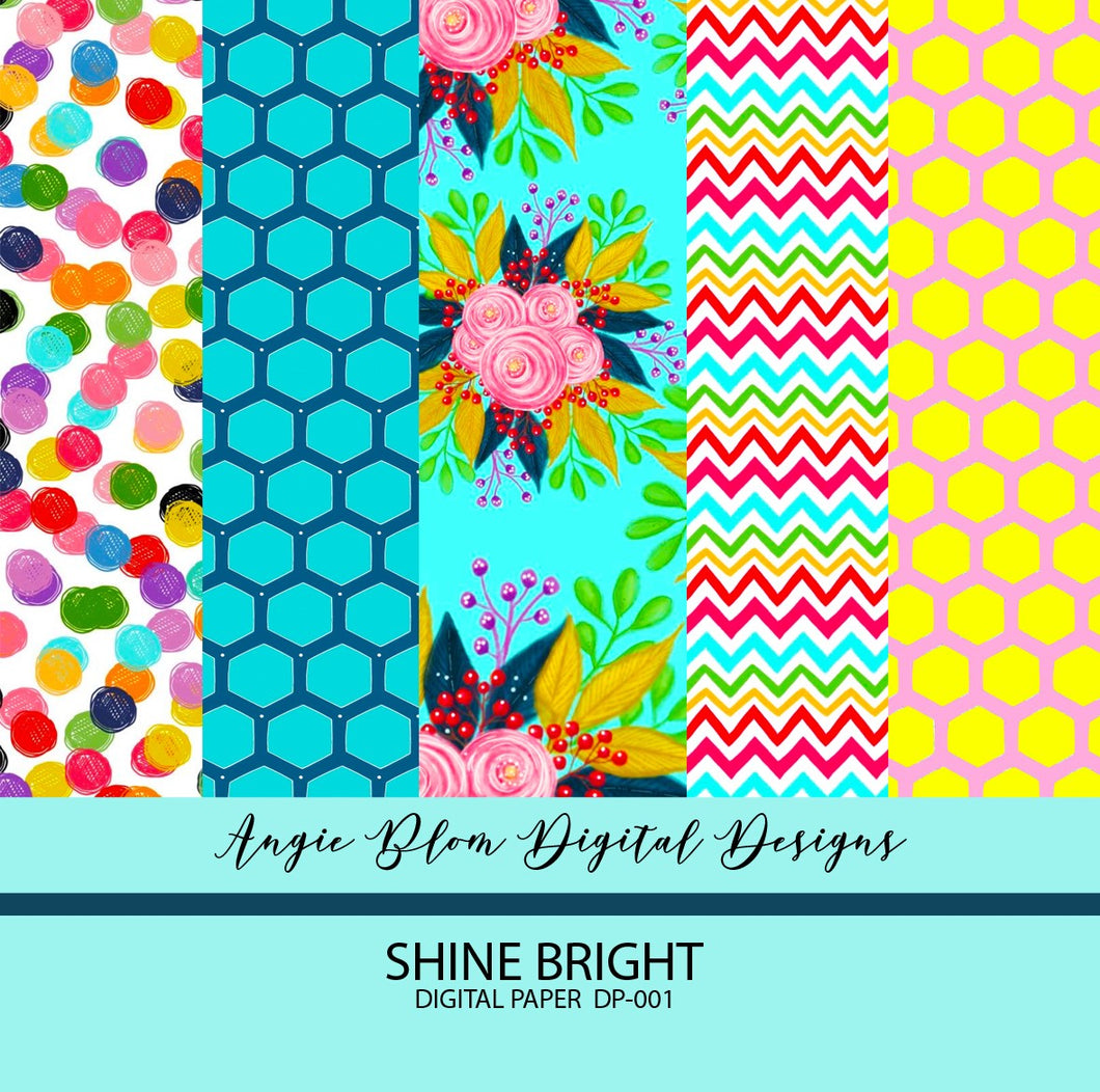 SHINE BRIGHT DIGITAL PAPERS