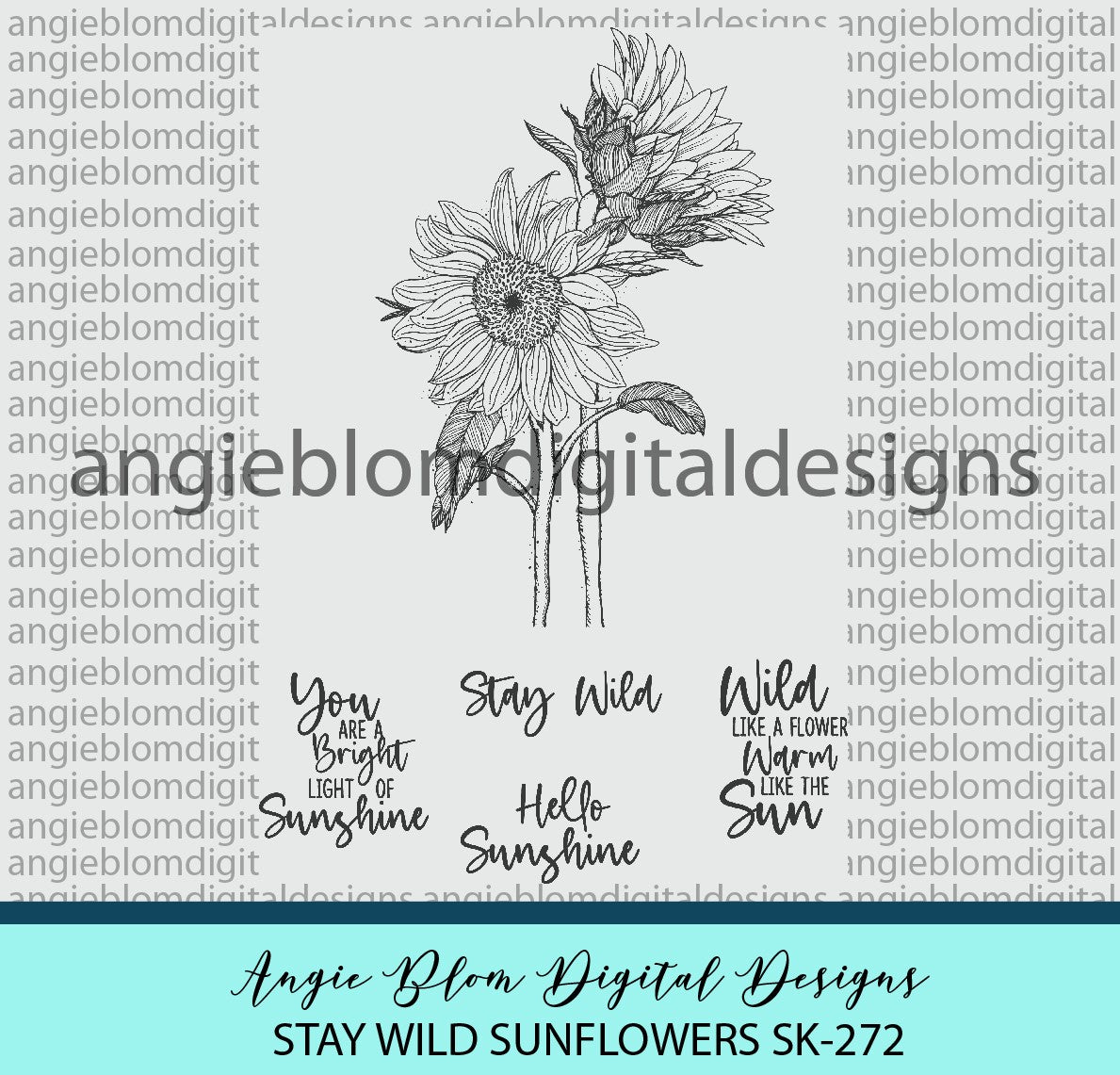 Stay Wild Sunflowers