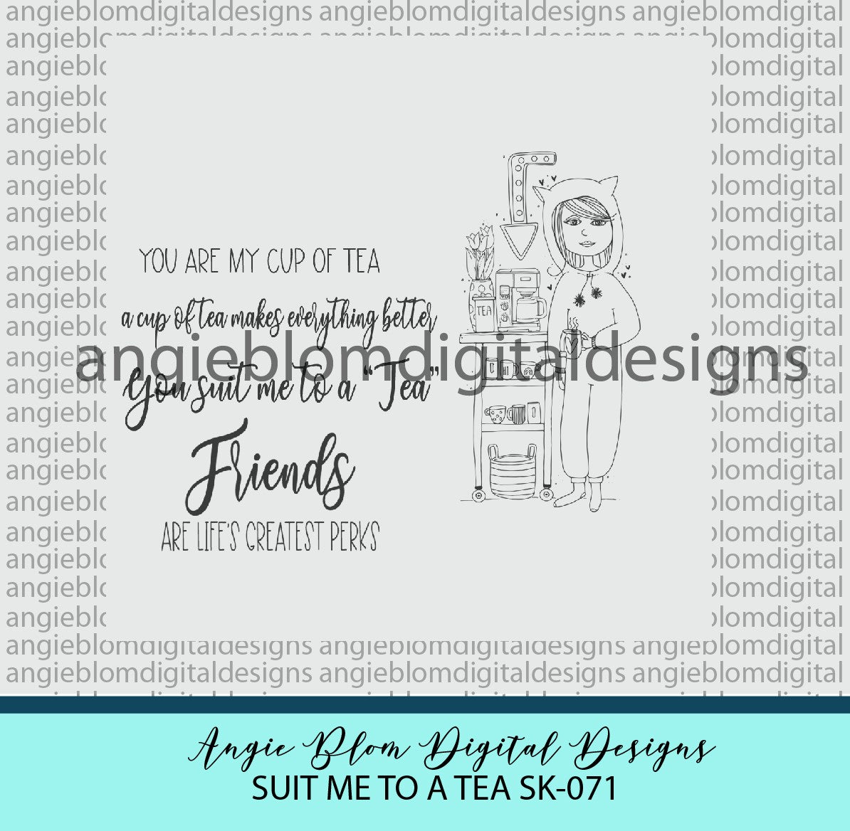 Suits Me To A Tea (Sassy Girl)