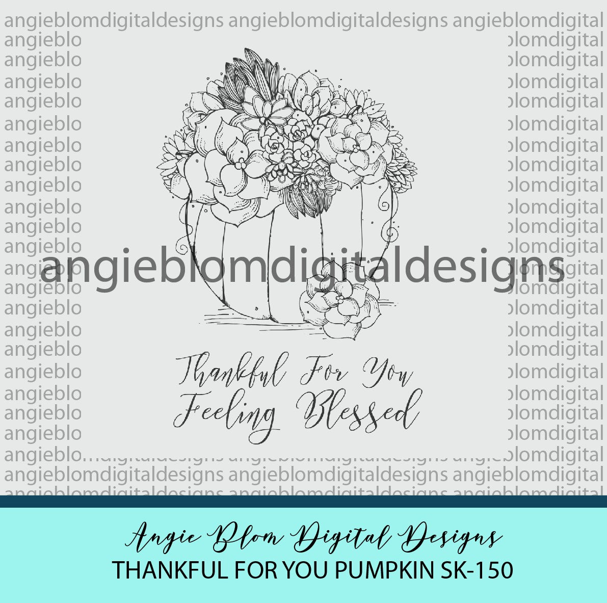 Thankful For You Pumpkin