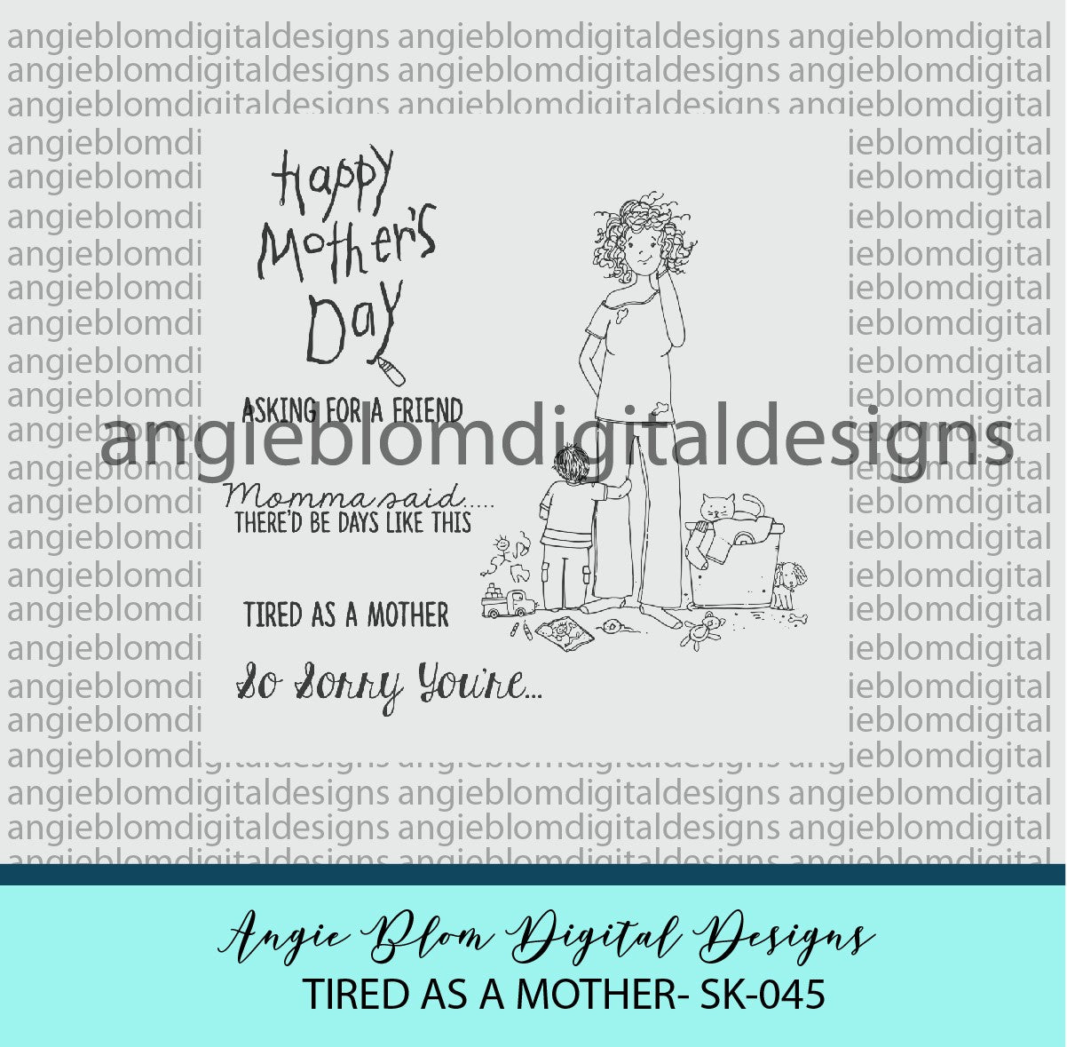 Tired as a Mother (Sassy Girl)