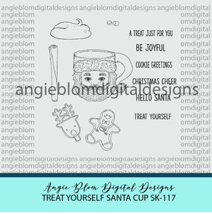 Treat Yourself Santa Cup
