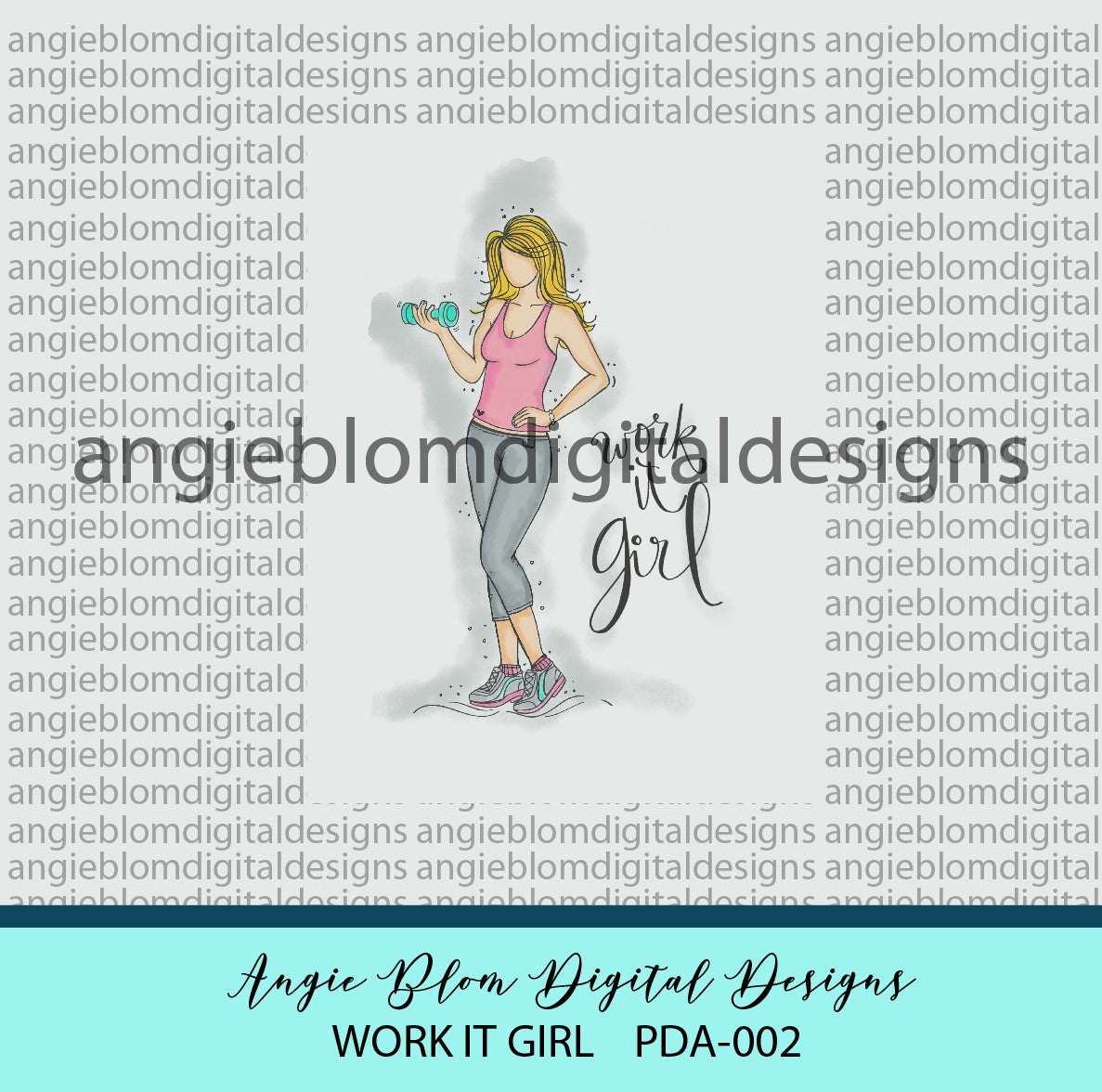 Work It Girl (Printable Digital Art)