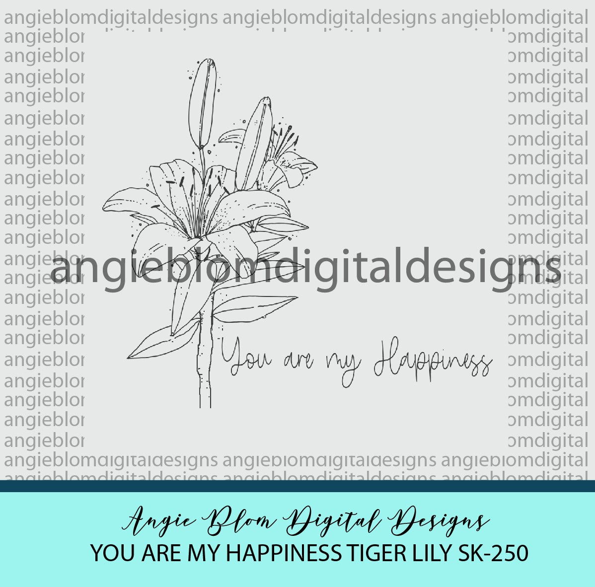 You Are My Happiness (Tiger Lily)