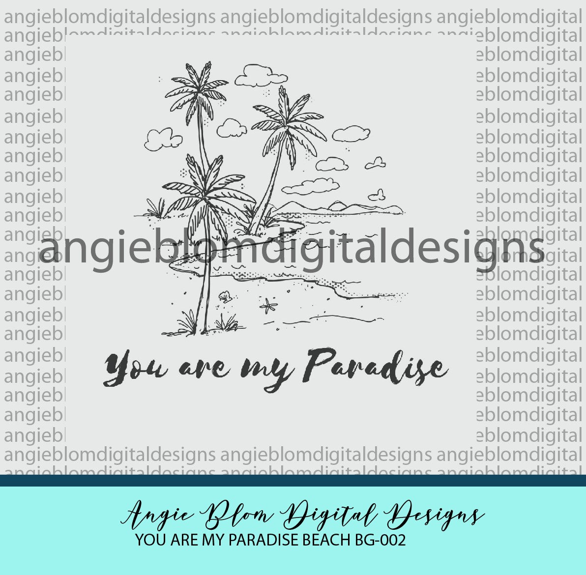 You are my Paradise (background)