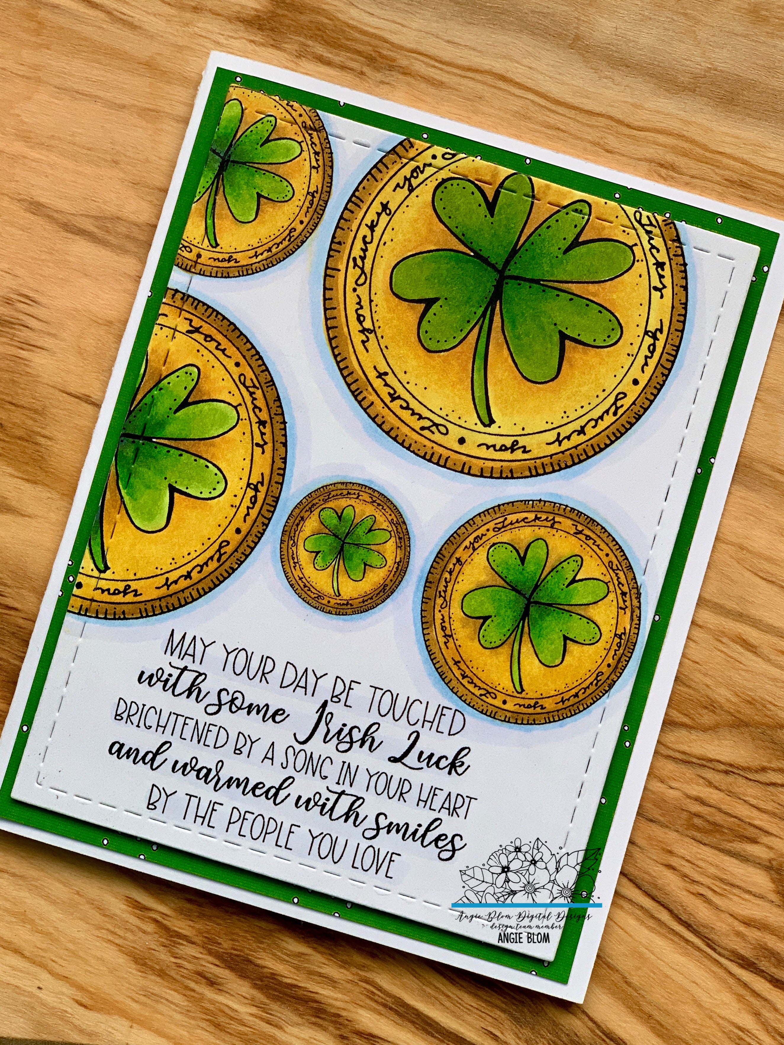 GREEN ON GREENS DIGITAL PAPERS