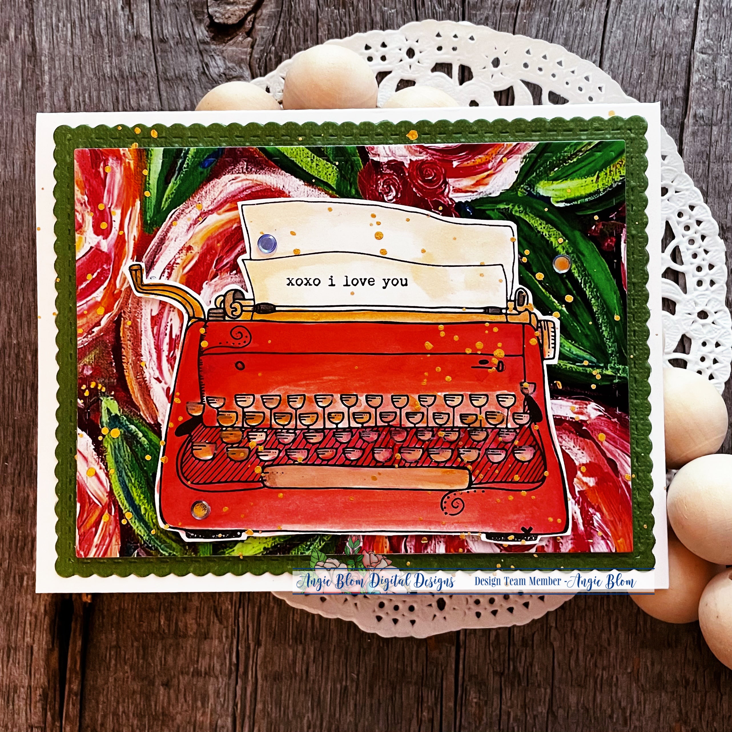Dear Friend Typewriter