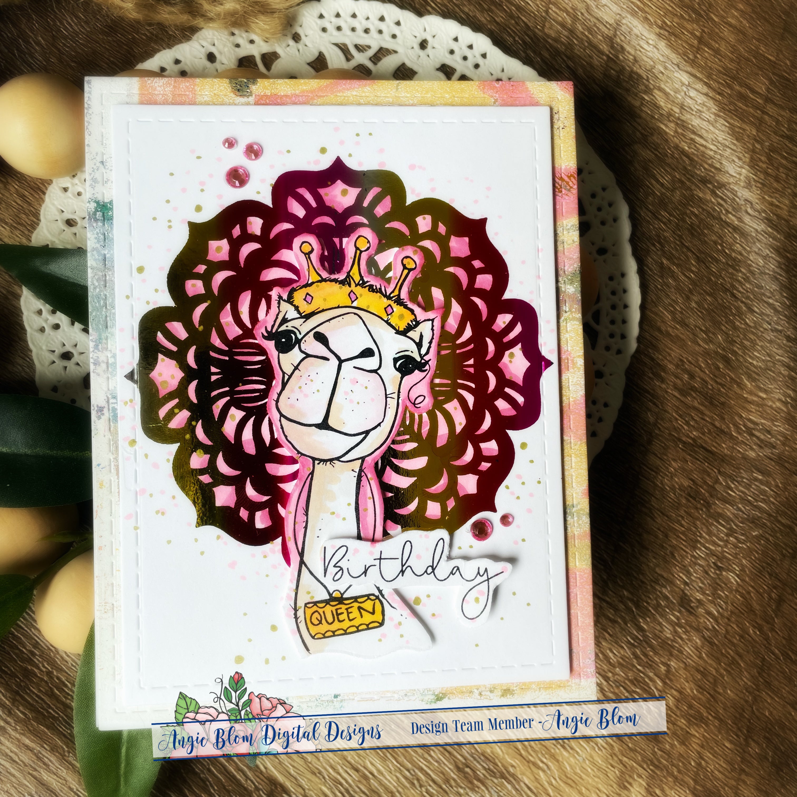 Twisted Doily  background with  cutfiles