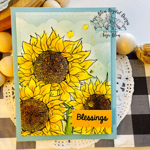 Sending Love & Prayers Sunflower