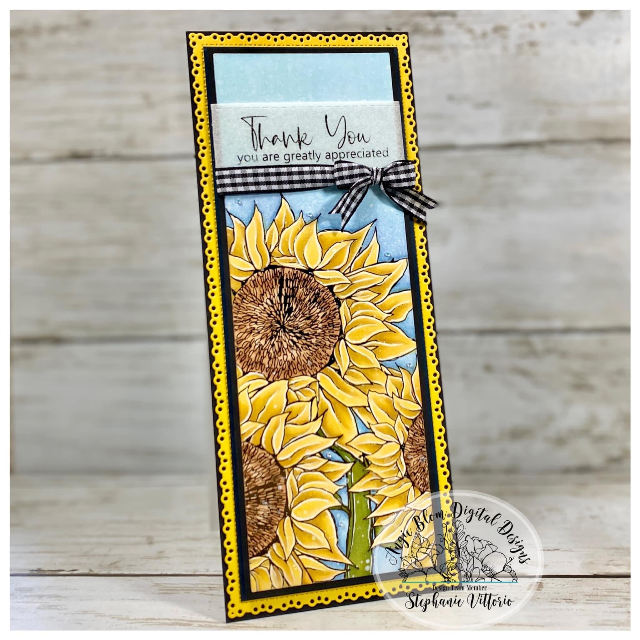 Sending Love & Prayers Sunflower