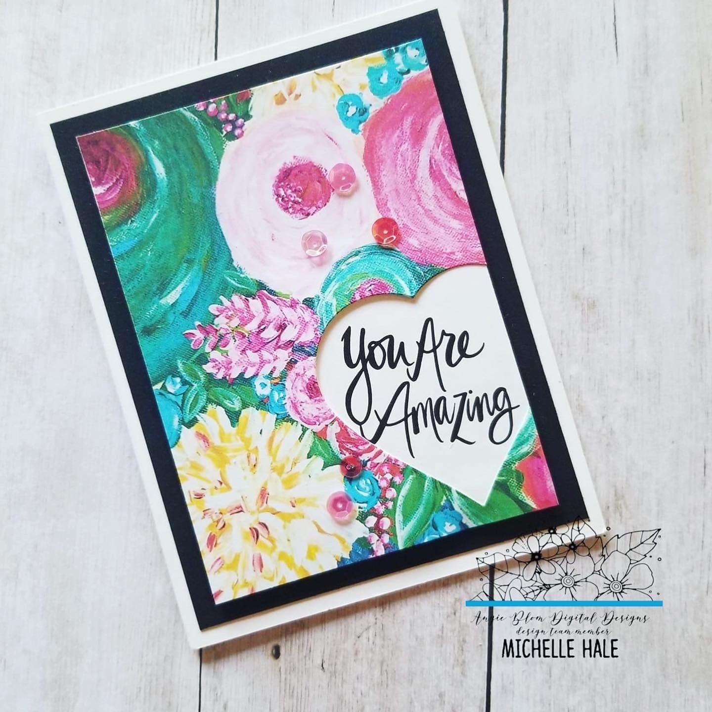 Painted Florals Digital Papers