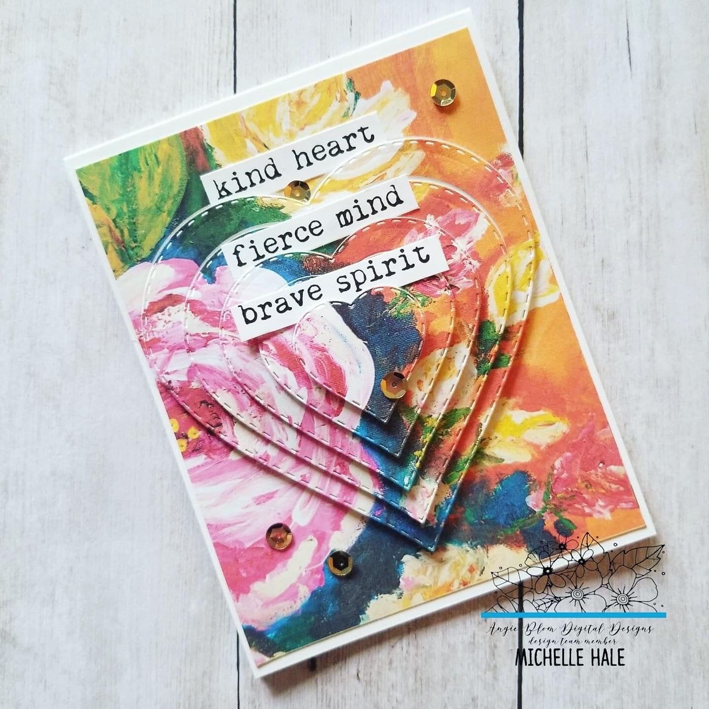 Painted Florals Digital Papers