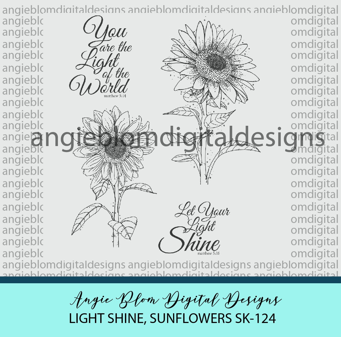 Light Shine Sunflowers