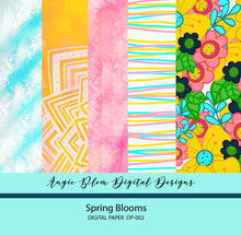 Load image into Gallery viewer, Spring Blooms Digital Papers